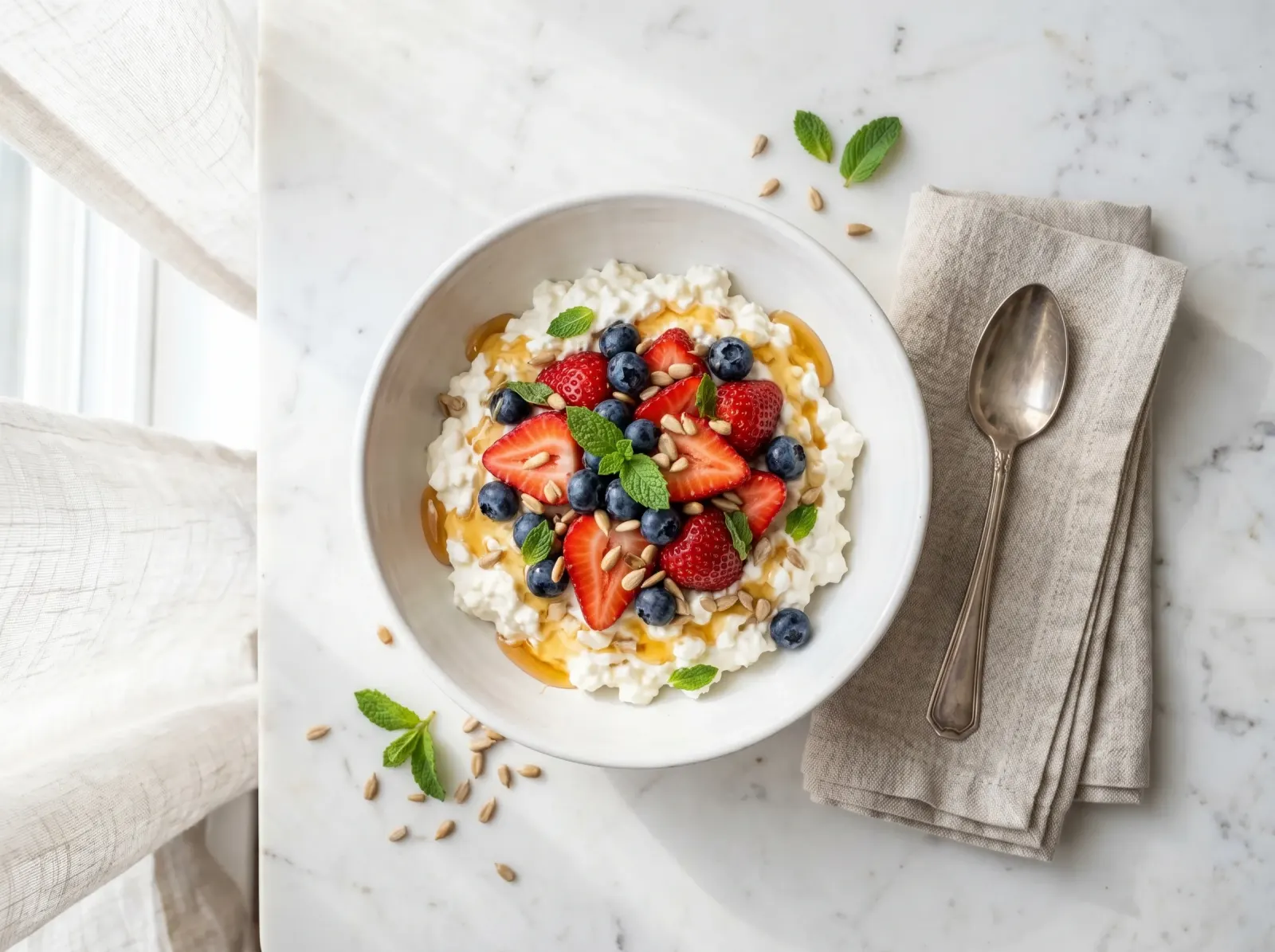Berry Cottage Cheese Bowl