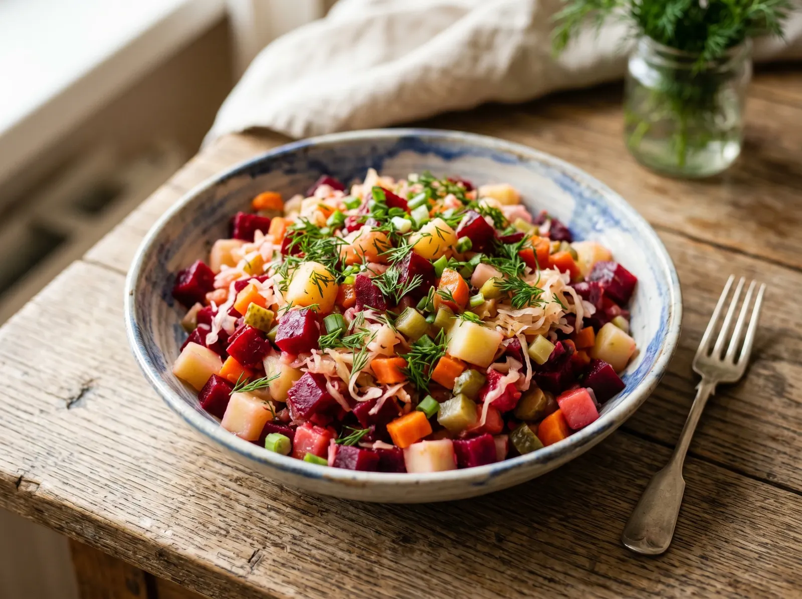 Ukrainian Vinegret — Classic Beetroot Salad